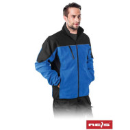 BLUZA ROBOCZA REIS POLAR-SHELL Z POLARU SZARO-CZARNA