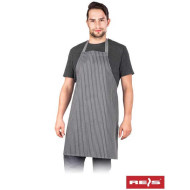 FARTUCH ROBOCZY REIS FPB-STRAP PRZEDNI Z REGULACJĄ 190 g/mÂ˛ SZARO-BIAŁY