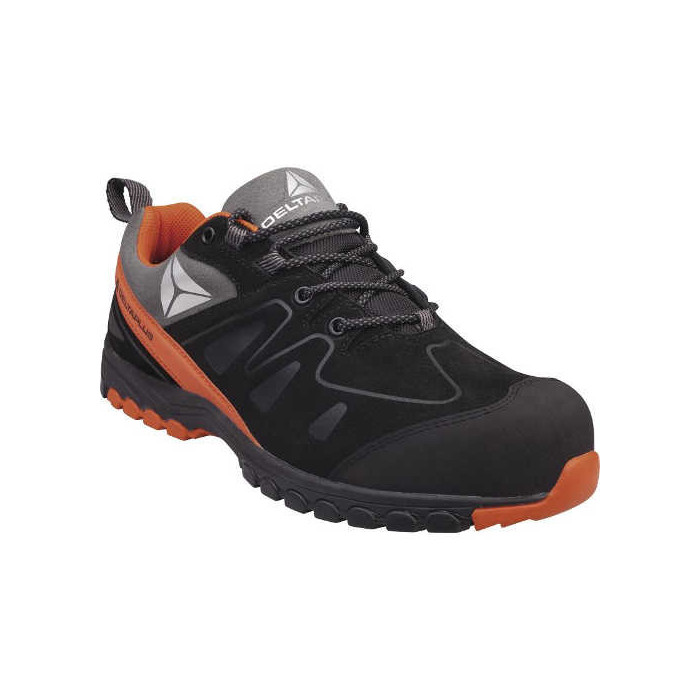 PÓŁBUTY ROBOCZE DELTA PLUS SPORTSWEAR BROOKLYN S3 SRC WOLNE OD METALU CZARNO-POMARAŃCZOWE