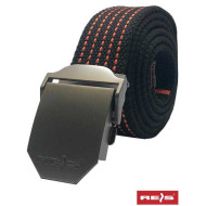 PASEK ROBOCZY REIS BELT-STRIP DO SPODNI CANVAS CZARNO-POMARAŃCZOWY