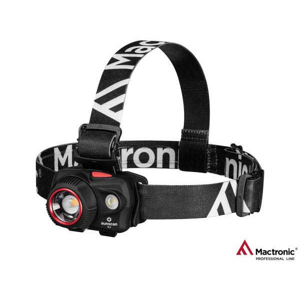 LATARKA CZOŁOWA FALCON EYE MACTRONIC PROFESSIONAL HEADLIGHT-SUN Z FUNKCJĄ FOKUS Z AKUMULATOREM CZARNO-BIAŁA