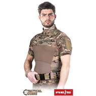 KOSZULKA T-SHIRT REIS TACTICAL GUARD TG-OSPREY-S ZE STÓJKĄ ELASTYCZNA CZARNA